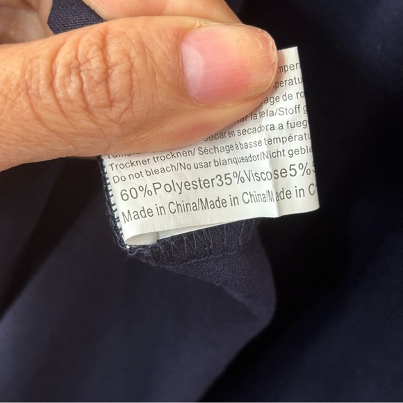 Casual Tiered Dress with Pockets V Neck Ruffle Dress Size Large - Picture 6 of 12